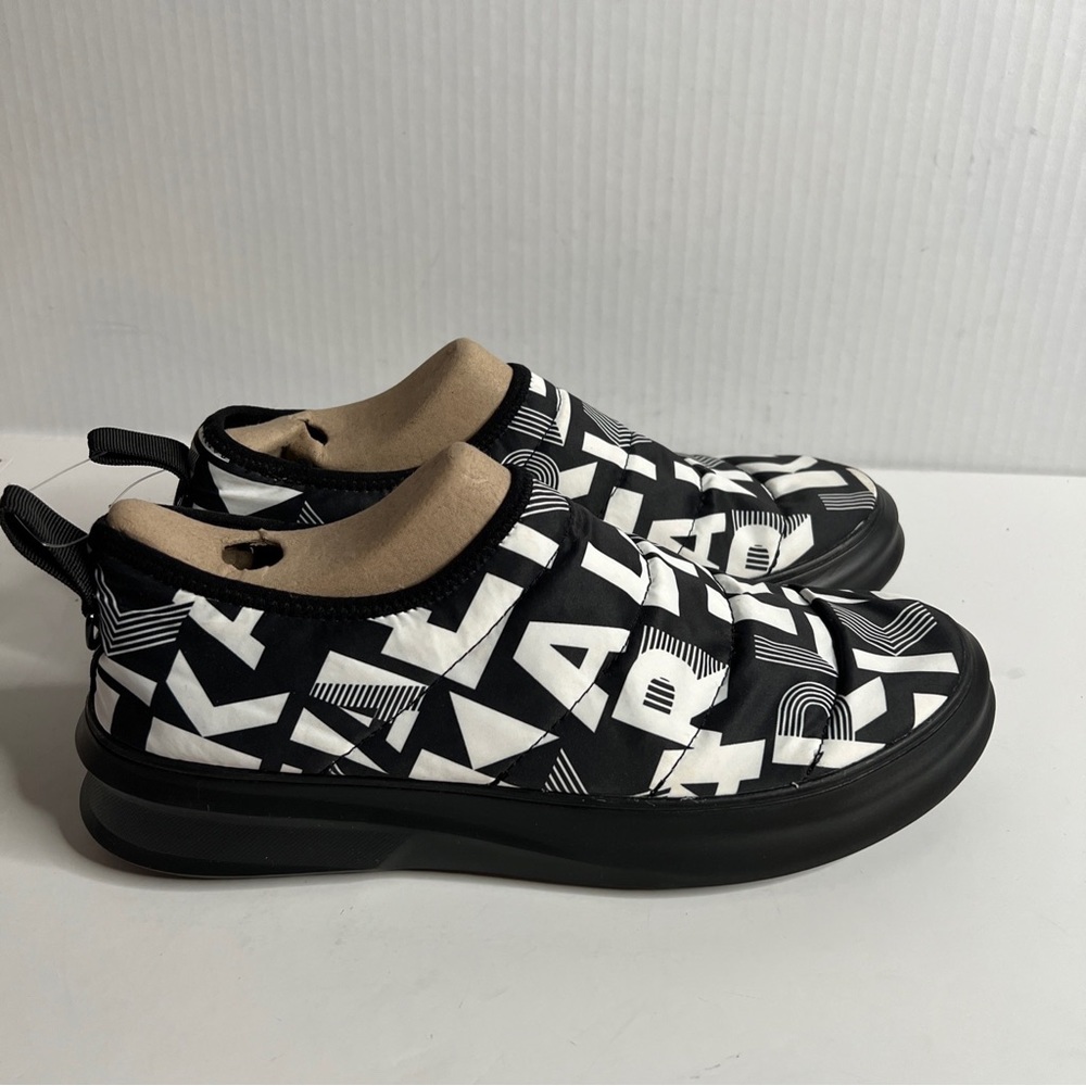 Karl Lagerfeld Paris Quilted Nylon Logo men’s Slipper Sneakers